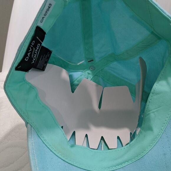 RAE DUNN blessed Cap sky blue rae Dunn Cap NWT C5 - Picture 5 of 5